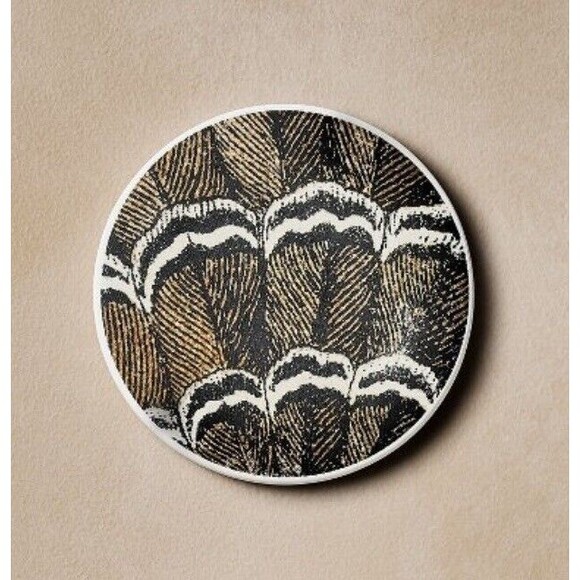 John Derian for Target - 4pc Earthenware Fall Turkey Coaster Set - Picture 2 of 9
